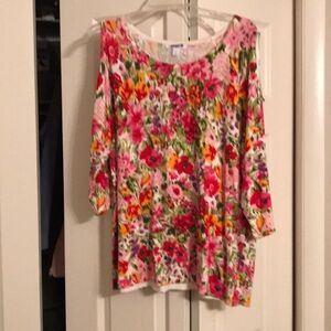 Roz and Ala, could shoulder top, 1x